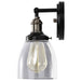 Sconce Nuvo 60-5514 Vintage - 1 Light - Sconce with Clear Glass - Vintage Lamp Included - Rustic Bronze Finish Nuvo
