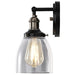 Sconce Nuvo 60-5514 Vintage - 1 Light - Sconce with Clear Glass - Vintage Lamp Included - Rustic Bronze Finish Nuvo