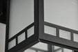 Wall Lantern Nuvo 60-5601 Drexel - 1 Light - 7 in. - Outdoor Wall Fixture with Frosted Seed Glass - Stone Black Finish Nuvo