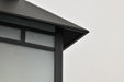 Wall Lantern Nuvo 60-5601 Drexel - 1 Light - 7 in. - Outdoor Wall Fixture with Frosted Seed Glass - Stone Black Finish Nuvo