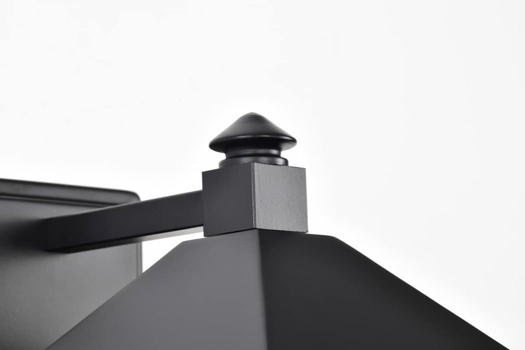 Wall Lantern Nuvo 60-5602 Drexel - 1 Light - 9 in. - Outdoor Wall Fixture with Frosted Seed Glass - Stone Black Finish Nuvo