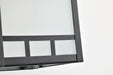Wall Lantern Nuvo 60-5602 Drexel - 1 Light - 9 in. - Outdoor Wall Fixture with Frosted Seed Glass - Stone Black Finish Nuvo
