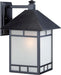 Wall Lantern Nuvo 60-5603 Drexel - 1 Light - 10 in. - Outdoor Wall Fixture with Frosted Seed Glass - Stone Black Finish Nuvo