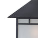 Hanging Lantern Nuvo 60-5604 Drexel - 1 Light - Outdoor Hanging Fixture with Frosted Seed Glass - Stone Black Finish Nuvo