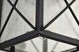 Wall Lantern Nuvo 60-5621 Wingate - 1 Light - 6 in. - Outdoor Wall Fixture with Clear Seed Glass - Textured Black Finish Nuvo