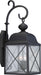 Wall Lantern Nuvo 60-5623 Wingate - 3 Light - 30 in. - Outdoor Wall Fixture with Clear Seed Glass - Textured Black Finish Nuvo