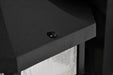 Wall Lantern Nuvo 60-5760 Raiden Collection Outdoor 14 inch Wall Light - Matte Black Finish with Clear Seedy Glass Nuvo