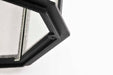 Wall Lantern Nuvo 60-5760 Raiden Collection Outdoor 14 inch Wall Light - Matte Black Finish with Clear Seedy Glass Nuvo