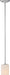 Mini Pendant Nuvo 60-5808 Willow - 1 Light - Mini Pendant with White Glass - Polished Nickel Finish Nuvo
