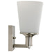 Vanity Nuvo 60-5822 Laguna - 2 Light - Vanity with White Glass - Brushed Nickel Finish Nuvo
