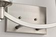Vanity Nuvo 60-5822 Laguna - 2 Light - Vanity with White Glass - Brushed Nickel Finish Nuvo