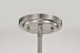 Mini Pendant Nuvo 60-5828 Laguna - 1 Light - Mini Pendant with White Glass - Brushed Nickel Finish Nuvo