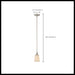 Mini Pendant Nuvo 60-5828 Laguna - 1 Light - Mini Pendant with White Glass - Brushed Nickel Finish Nuvo