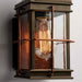 Wall Lantern Nuvo 60-5831 Howell - 1 Light - Small Outdoor Wall Fixture with 60W Vintage Lamp Included - Bronze with Copper Accents Finish Nuvo