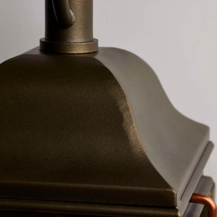 Wall Lantern Nuvo 60-5831 Howell - 1 Light - Small Outdoor Wall Fixture with 60W Vintage Lamp Included - Bronze with Copper Accents Finish Nuvo