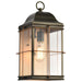 Wall Lantern Nuvo 60-5833 Howell - 1 Light - Large Outdoor Wall Fixture with 60W Vintage Lamp Included - Bronze with Copper Accents Finish Nuvo