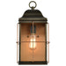 Wall Lantern Nuvo 60-5833 Howell - 1 Light - Large Outdoor Wall Fixture with 60W Vintage Lamp Included - Bronze with Copper Accents Finish Nuvo
