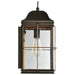 Wall Lantern Nuvo 60-5833 Howell - 1 Light - Large Outdoor Wall Fixture with 60W Vintage Lamp Included - Bronze with Copper Accents Finish Nuvo