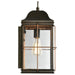 Wall Lantern Nuvo 60-5833 Howell - 1 Light - Large Outdoor Wall Fixture with 60W Vintage Lamp Included - Bronze with Copper Accents Finish Nuvo