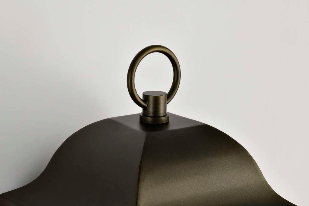 Wall Lantern Nuvo 60-5833 Howell - 1 Light - Large Outdoor Wall Fixture with 60W Vintage Lamp Included - Bronze with Copper Accents Finish Nuvo