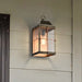 Wall Lantern Nuvo 60-5833 Howell - 1 Light - Large Outdoor Wall Fixture with 60W Vintage Lamp Included - Bronze with Copper Accents Finish Nuvo