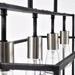 Island Pendant Nuvo 60-5859 Lake - 4 Light - Island Pendant - Iron Black with Brushed Nickel Accents Finish Nuvo