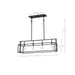 Island Pendant Nuvo 60-5859 Lake - 4 Light - Island Pendant - Iron Black with Brushed Nickel Accents Finish Nuvo