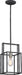 Mini Pendant Nuvo 60-5860 Lake - 1 Light - Mini Pendant - Iron Black with Brushed Nickel Accents Finish Nuvo