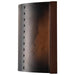 Sconce Nuvo 60-5891 Kettle - 1 Light - Wall Sconce with 60W Vintage Lamp Included - Weathered Brass Finish Nuvo