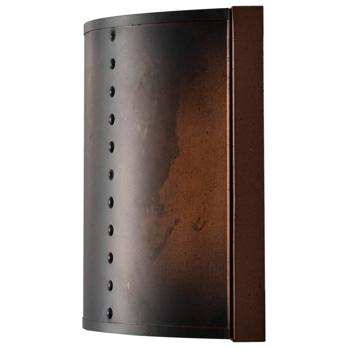 Sconce Nuvo 60-5891 Kettle - 1 Light - Wall Sconce with 60W Vintage Lamp Included - Weathered Brass Finish Nuvo