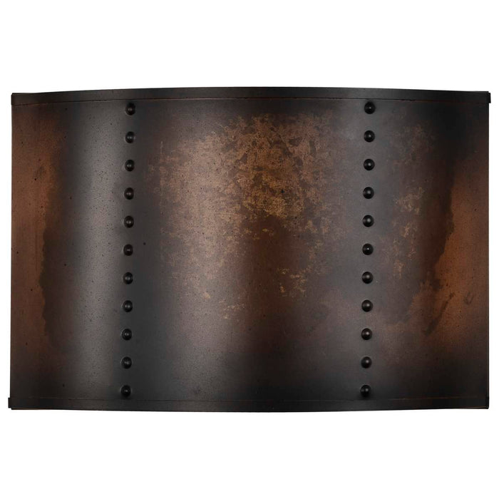 Sconce Nuvo 60-5891 Kettle - 1 Light - Wall Sconce with 60W Vintage Lamp Included - Weathered Brass Finish Nuvo