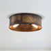 Flush Mount Nuvo 60-5893 Kettle - 3 Light - Flush Fixture with 60W Vintage Lamps Included - Weathered Brass Finish Nuvo