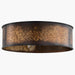 Flush Mount Nuvo 60-5893 Kettle - 3 Light - Flush Fixture with 60W Vintage Lamps Included - Weathered Brass Finish Nuvo