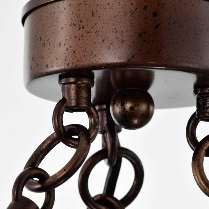 Pendant Nuvo 60-5895 Kettle - 5 Light - Oversized Pendant with 60W Vintage Lamps Included - Weathered Brass Finish Nuvo