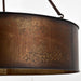 Pendant Nuvo 60-5895 Kettle - 5 Light - Oversized Pendant with 60W Vintage Lamps Included - Weathered Brass Finish Nuvo