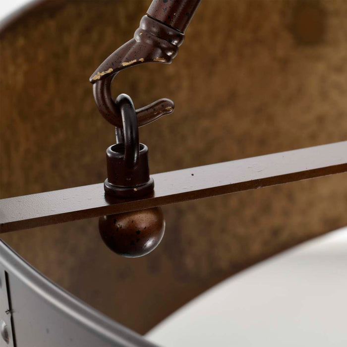 Pendant Nuvo 60-5895 Kettle - 5 Light - Oversized Pendant with 60W Vintage Lamps Included - Weathered Brass Finish Nuvo