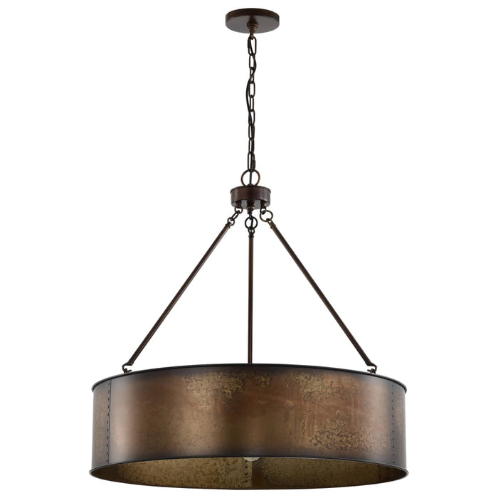 Pendant Nuvo 60-5895 Kettle - 5 Light - Oversized Pendant with 60W Vintage Lamps Included - Weathered Brass Finish Nuvo