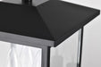 Post Lantern Nuvo 60-5932 Jamesport Collection Outdoor 15 inch Post Light Pole Lantern - Matte Black with Clear Glass Nuvo