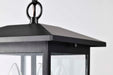 Hanging Lantern Nuvo 60-5933 Jamesport Collection Outdoor 11 inch Hanging Light - Matte Black with Clear Glass Nuvo