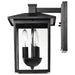 Wall Lantern Nuvo 60-5934 Jamesport Collection Outdoor 11 inch Wall Lantern - Matte Black with Clear Glass Nuvo