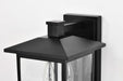 Wall Lantern Nuvo 60-5934 Jamesport Collection Outdoor 11 inch Wall Lantern - Matte Black with Clear Glass Nuvo