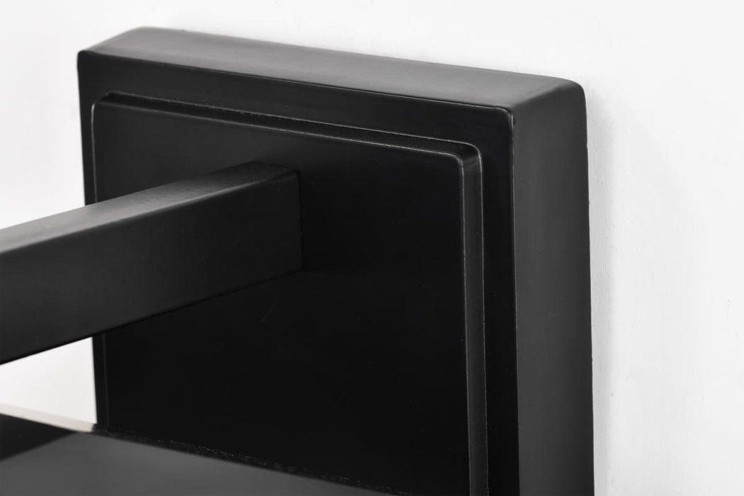 Wall Lantern Nuvo 60-5934 Jamesport Collection Outdoor 11 inch Wall Lantern - Matte Black with Clear Glass Nuvo