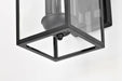 Wall Lantern Nuvo 60-5934 Jamesport Collection Outdoor 11 inch Wall Lantern - Matte Black with Clear Glass Nuvo
