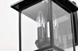 Wall Lantern Nuvo 60-5934 Jamesport Collection Outdoor 11 inch Wall Lantern - Matte Black with Clear Glass Nuvo