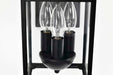 Wall Lantern Nuvo 60-5934 Jamesport Collection Outdoor 11 inch Wall Lantern - Matte Black with Clear Glass Nuvo