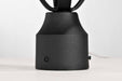Post Lantern Nuvo 60-5943 East River Collection Outdoor 19.5 inch Post Light Pole Lantern - Matte Black Finish with Clear Water Glass Nuvo