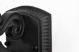Wall Lantern Nuvo 60-5945 East River Collection Outdoor 12 inch Small Wall Light - Matte Black Finish with Clear Water Glass Nuvo