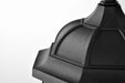 Wall Lantern Nuvo 60-5946 East River Collection Outdoor 16 inch Large Wall Light - Matte Black Finish with Clear Water Glass Nuvo