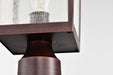 Post Lantern Nuvo 60-5952 Cove Neck Collection Outdoor Large 16 inch Post Light Pole Lantern - Rustic Bronze Finish with Clear Seeded Glass Nuvo