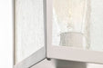 Post Lantern Nuvo 60-5954 Cove Neck Collection Outdoor Medium 14 inch Post Light Pole Lantern - White Finish with Clear Seeded Glass Nuvo